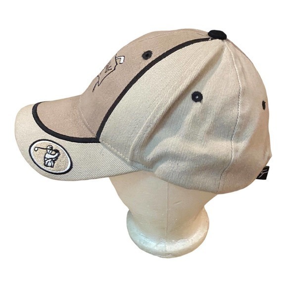 Lichfield Country Club Golf Tan‎ Baseball Cap Hat Adjustable - Picture 5 of 7
